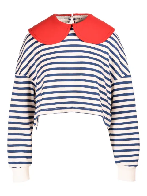 Ioana Ciolacu Orchid sweatshirt Blue ID25SW01