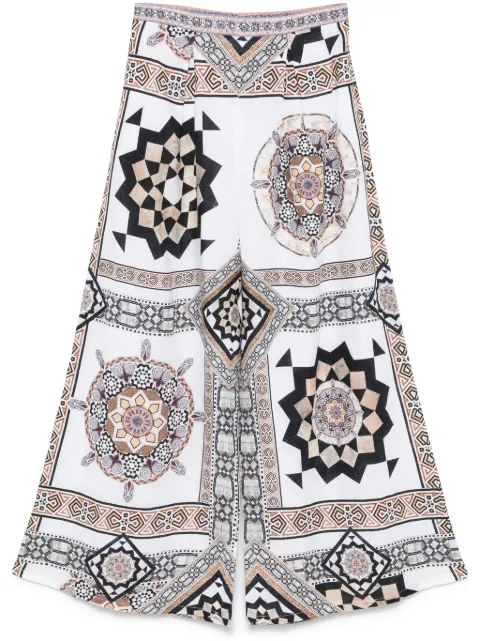 Camilla wide-leg trousers White 00034480TILESTYL