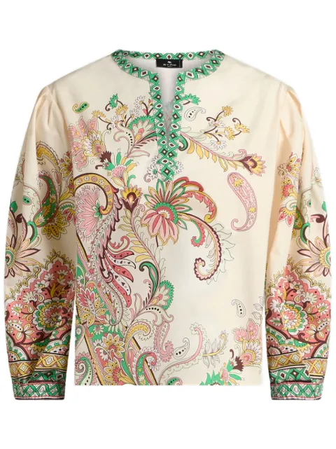 ETRO cotton blouse Neutrals WRJA008899SP5B9