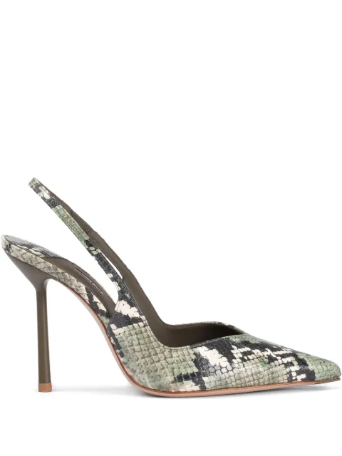 Le Silla 100mm Vivienne pumps Green 4206D090BXPPDUR