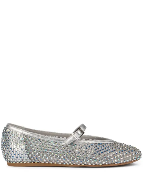 Le Silla Gilda ballet flats Silver 0189C020MTPPCAZ