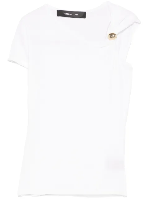 Federica Tosi jewel-detail T-shirt White 43350420