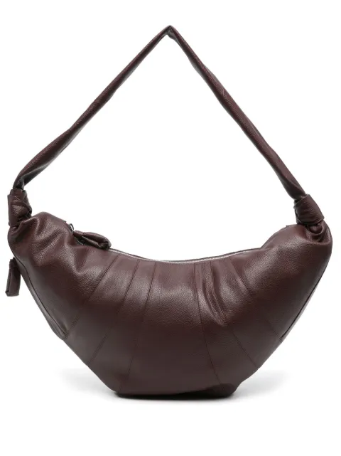 LEMAIRE large Croissant bag in leather Brown BG0000LL0018
