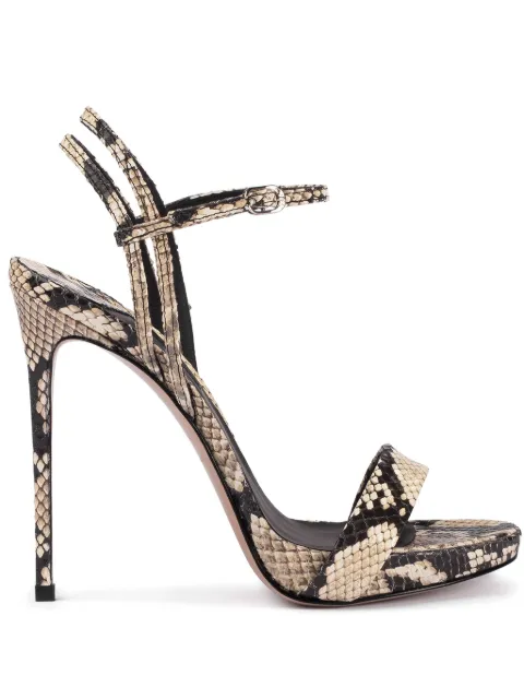Le Silla 120mm Gwen sandals Neutrals 8603M100R1PPDUR