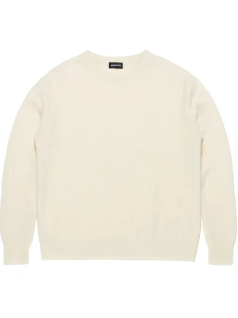 Mainless crew-neck sweater White MLSW002CREAM