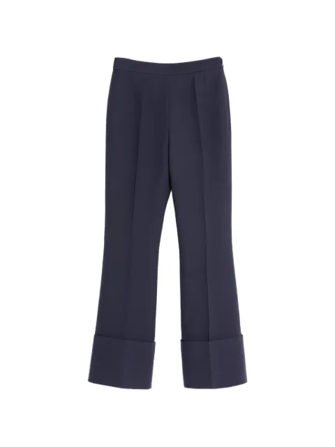 Valentino Garavani Crepe Couture trousers Blue BRB6451CF