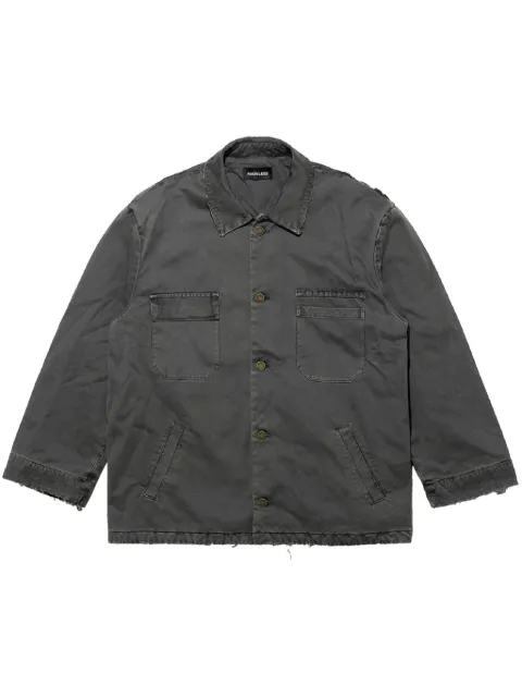 Mainless distressed cotton jacket Green MLCJK001