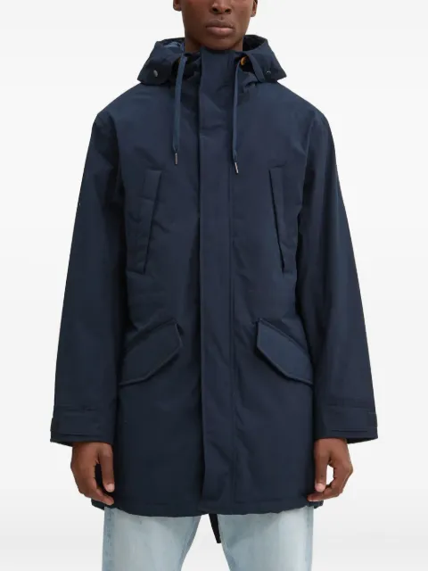 Timberland hooded pockets parka coat Blue TB0A6USP4331