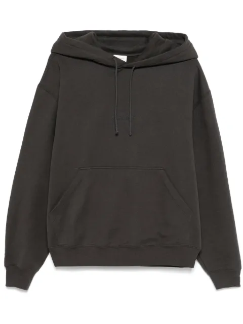 Saint Laurent logo-embroidered hoodie Grey 818538Y36SW