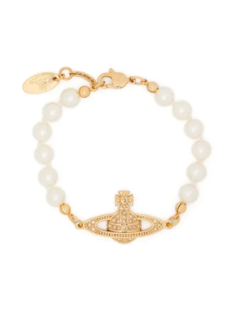 Vivienne Westwood mini Bas Relief bracelet Gold 6103000102R122