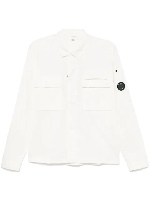 C.P. Company Lens-detailed shirt White 18CMSH128A110143G