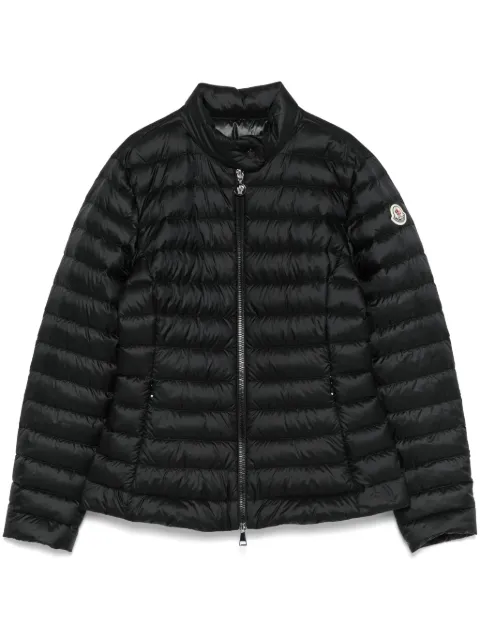 Moncler Igelle quilted logo-patch jacket Black L10931A00086597YF