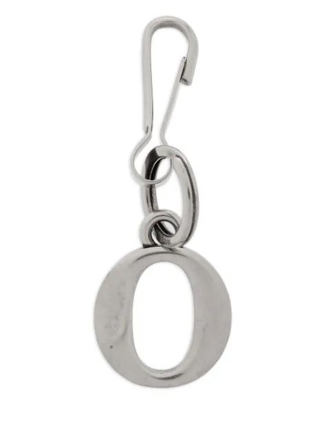 Balenciaga letter-charm keyring Silver 8202672ABMK