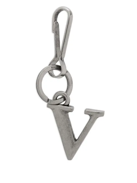 Balenciaga letter-charm keyring Silver 8202562ABMK