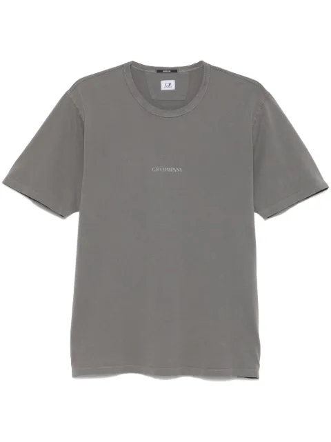 C.P. Company logo-print T-shirt Grey 18CMTS085A005431R