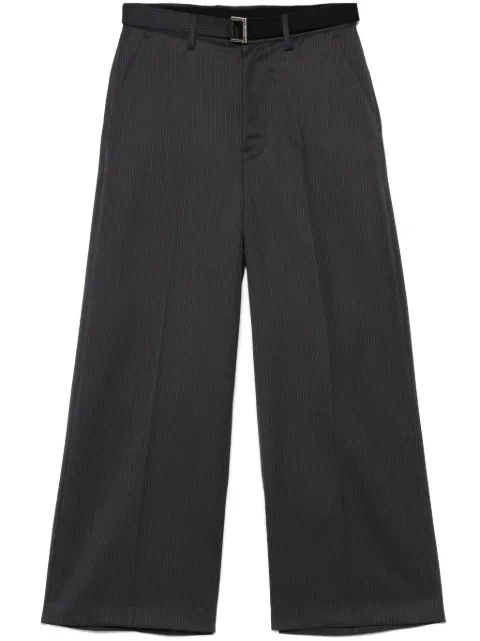 sacai striped trousers Grey 2503634M
