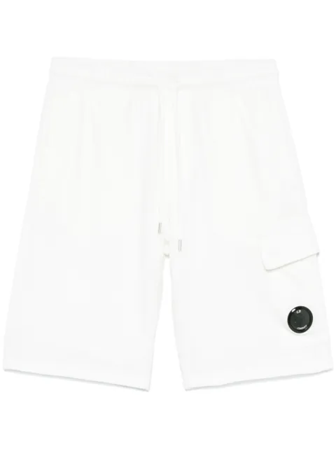 C.P. Company Lens-detail cargo shorts White 18CMSB069A002246G
