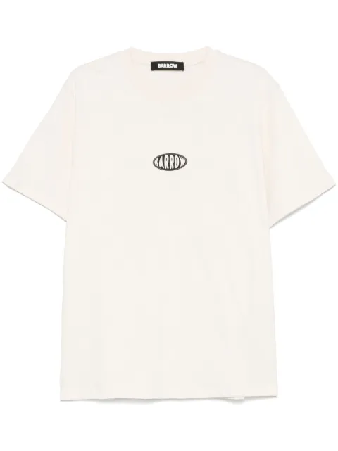 BARROW logo-print T-shirt Neutrals S5BWUATH066