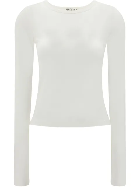 ÉTERNE fitted longsleeves White CB36303