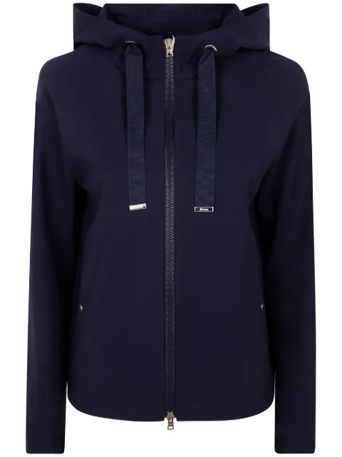 Herno zip-up hooded jacket Blue GI000311D13455S