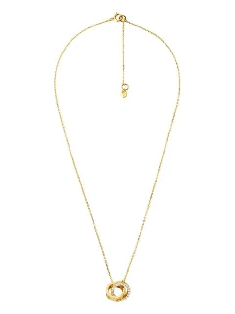 Michael Kors interlocking-circles rhinestone necklace Gold MKC1554AN710
