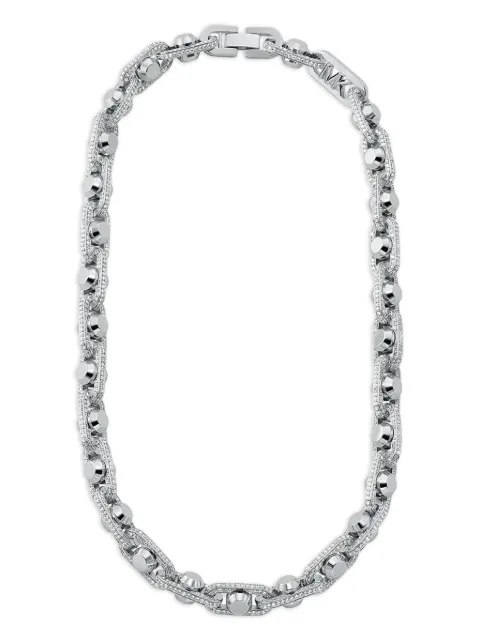 Michael Kors studded chain necklace Silver MKJ8402CZ040
