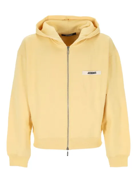 Jacquemus zip-up hoodie Yellow 246JS2572036212