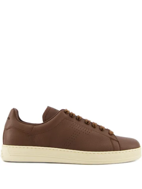 TOM FORD leather sneakers Brown J1507LCL460N