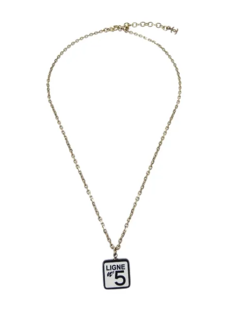 CHANEL Pre-Owned 2006 Nº5 pendant necklace Gold NC06C
