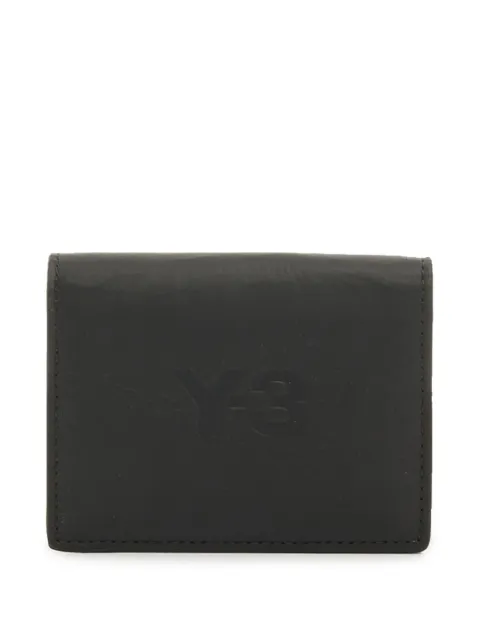Y-3 leather wallet Black JD2898