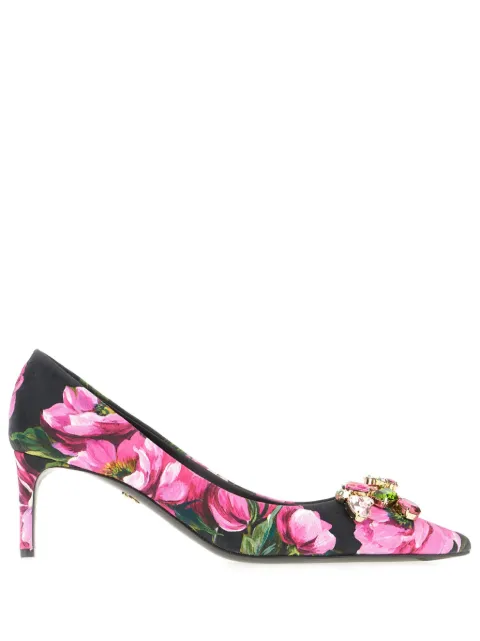 Dolce & Gabbana floral-print pumps Pink CD1900A6L95