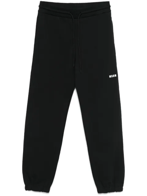 MSGM cotton track pants Black 2000MDP500300000