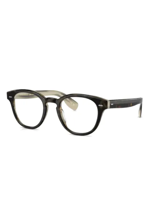 Oliver Peoples round-frame glasses Brown 5413UVISTA