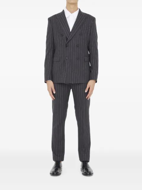 Tonello pinstriped suit Grey 01AI3ROY7460R