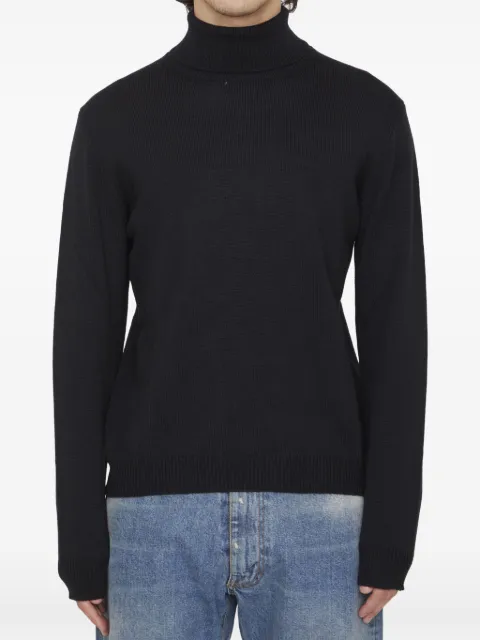 Roberto Collina merino wool sweater Black RP0220302