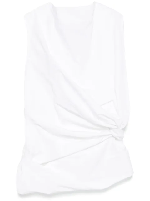 Jil Sander poplin top White J02NC0259J45002