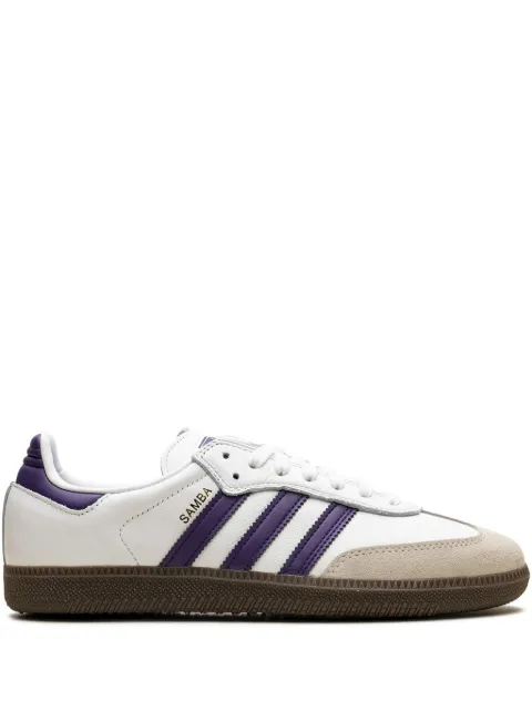 adidas Samba ADV "Cloud White/Collegiate Purple/Gold Metallic" sneakers White IE6613