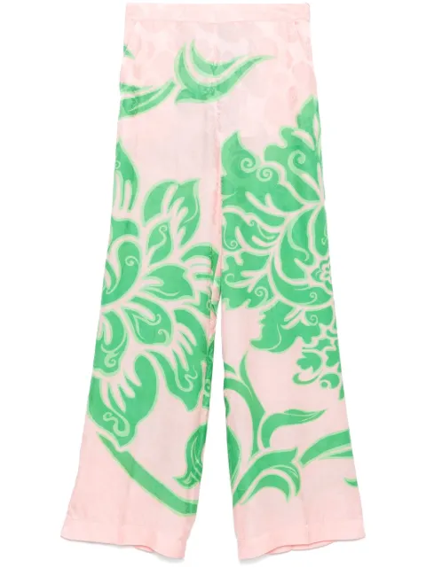 ETRO rose-print trousers Pink WREA0014AK731