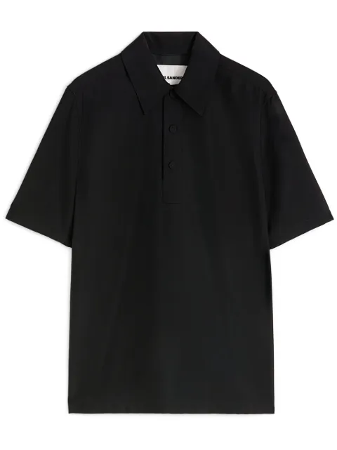 Jil Sander wool polo shirt Black J21DL0223J40224
