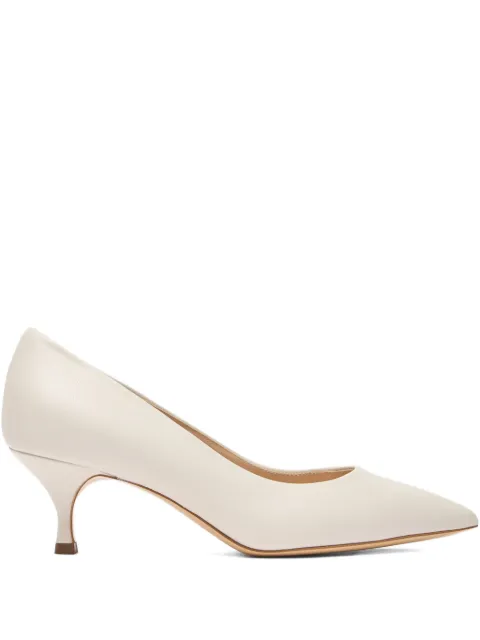 Casadei 50mm pointed-toe heeled pumps White 1F993J0501MINOR