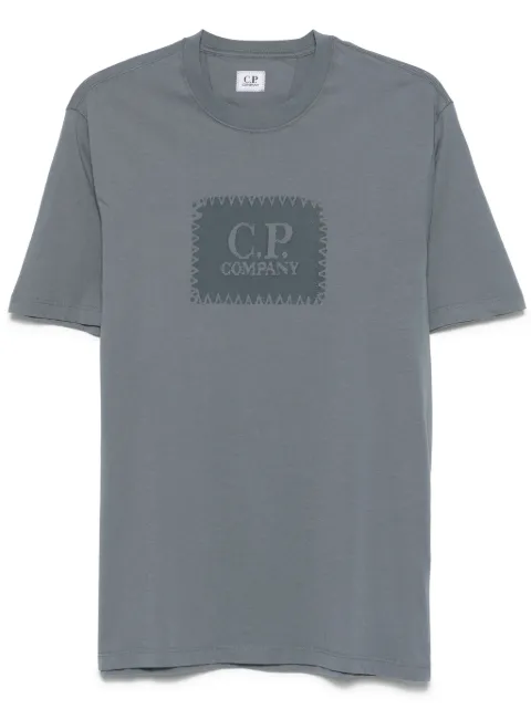 C.P. Company logo-print T-shirt Blue 18CMTS029A005100W