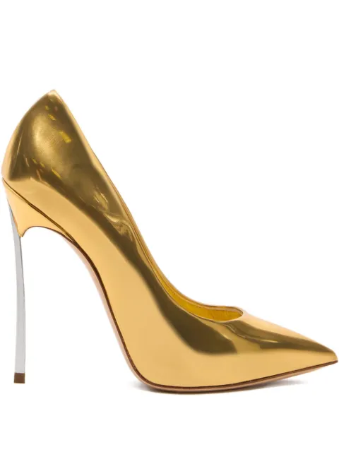 Casadei 120mm Blade Interstellar pumps Gold 1F916W120MINTER