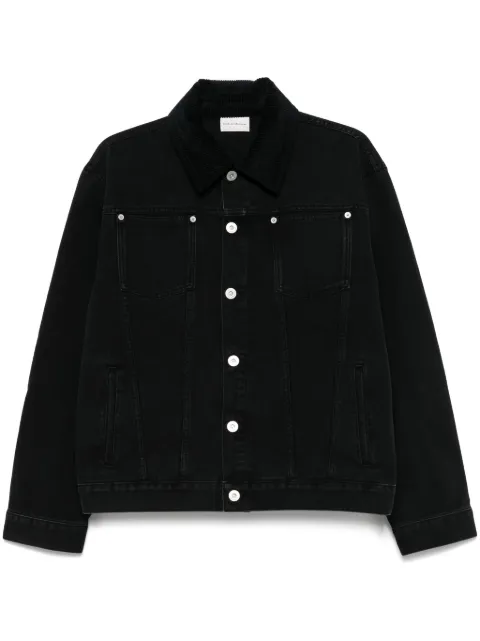Drôle De Monsieur denim jacket Black FJT182CO187BL