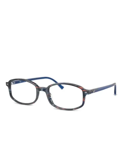 Ray-Ban geometric-frame glasses Blue 0RX5432
