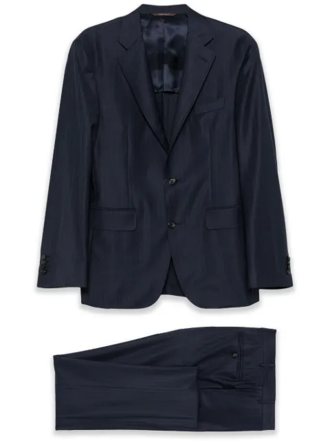 Canali single-breasted suit Blue 2527053BR03211