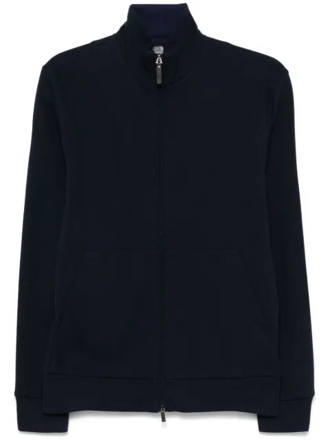 Canali zip-up sweatshirt Blue T0854MJ02137