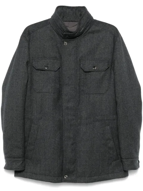 Canali wool shirt jacket Grey O30479SR01809