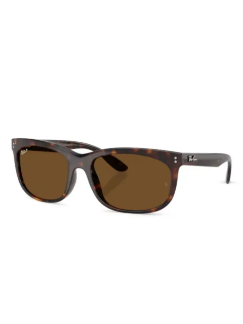 Ray-Ban rectangle-frame sunglasses Brown RB2389