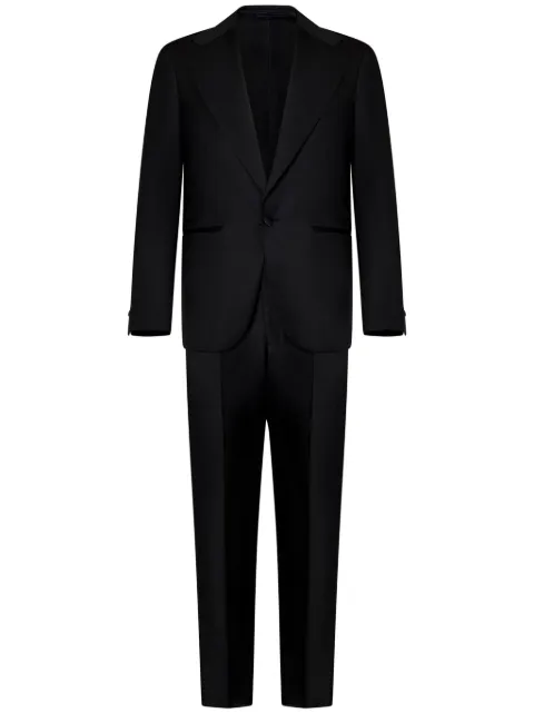 FRANZESE COLLECTION virgin wool suit Black C4S0BAECTA01UP