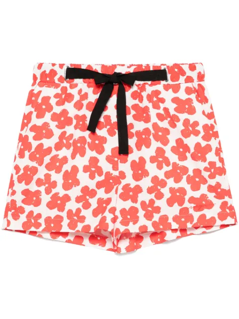 MSGM floral-print shorts Red 3841MDB06AX257153